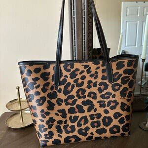 Leopard Print Tote Bag